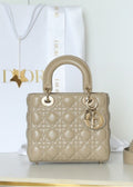 Dior Small Lady Dior Bag Beige