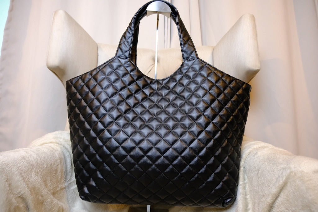 Icare Maxi Shopping Bag - Black