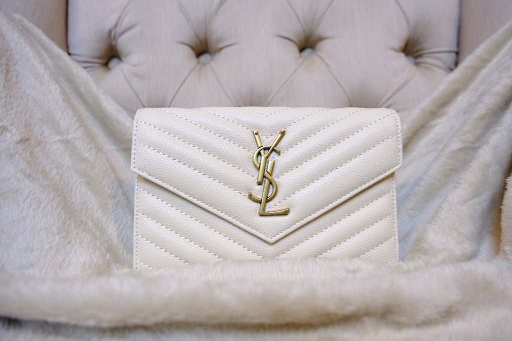 Cassandre Envelope WOC - Blanc Vintage