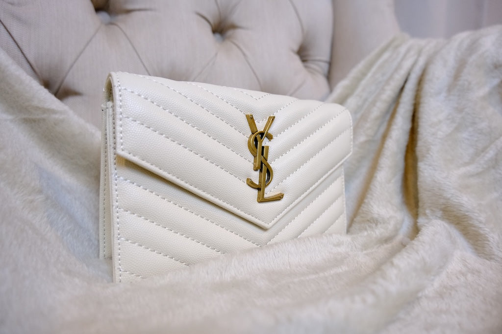 Cassandre Envelope WOC - Blanc Vintage