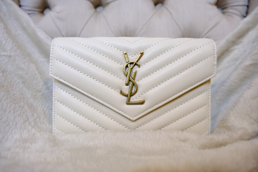 Cassandre Envelope WOC - Blanc Vintage
