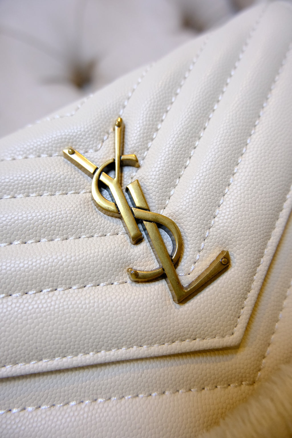 Cassandre Envelope WOC - Blanc Vintage
