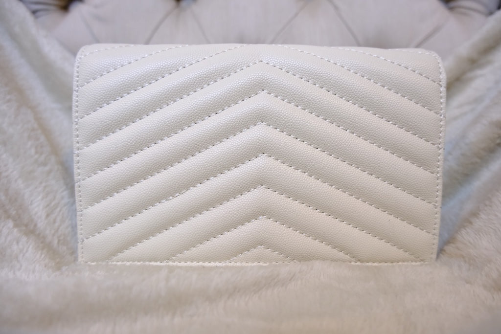 Cassandre Envelope WOC - Blanc Vintage