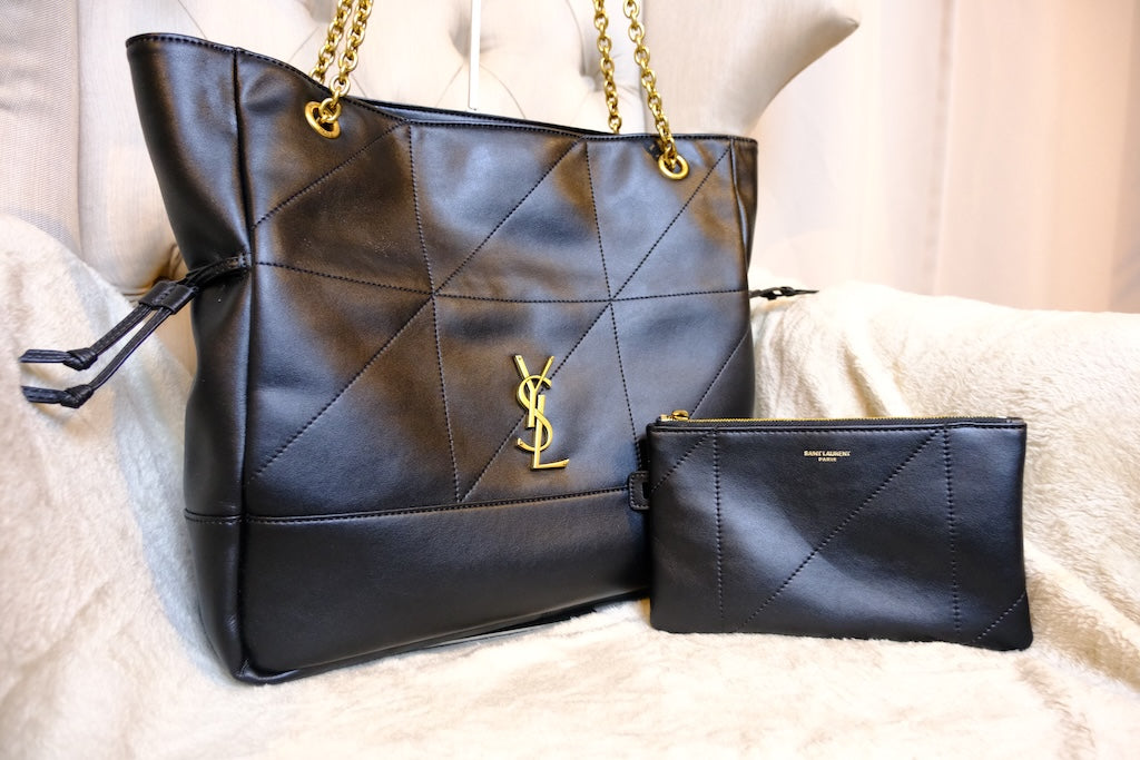Jamie Shopping Tote Bag - Black
