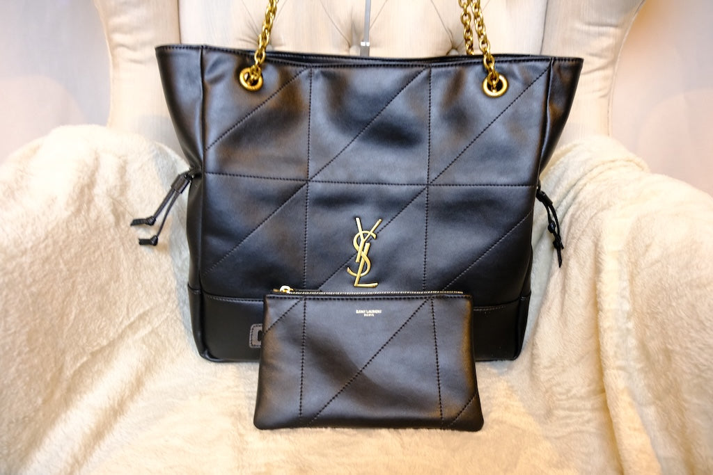 Jamie Shopping Tote Bag - Black