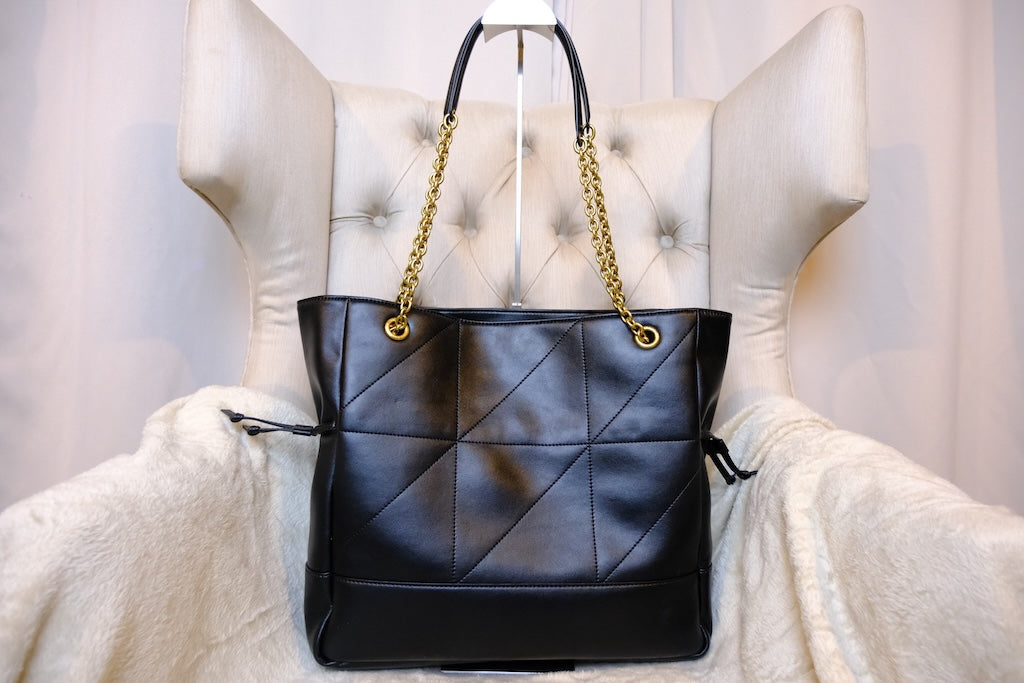Jamie Shopping Tote Bag - Black