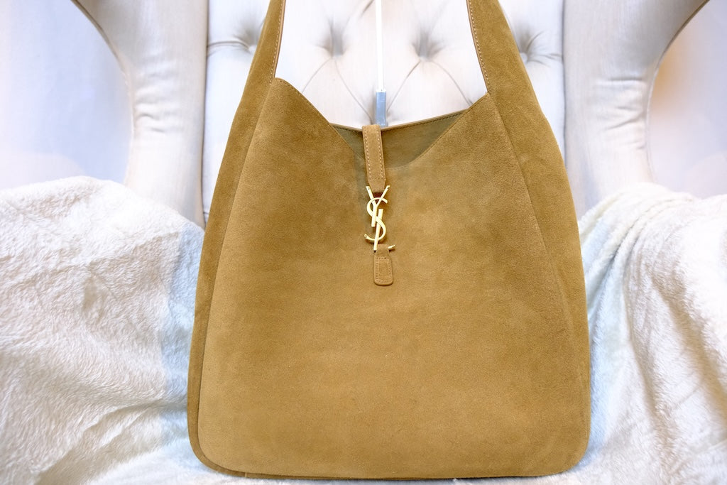 Le 5 à 7 Supple Large Suede - Beige