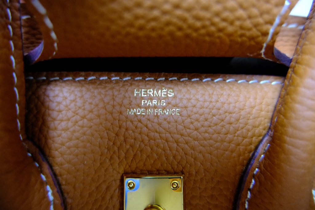 Birkin 25 - Gold Togo GHW