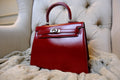 Hermès Kelly 25 - Rouge H Box GHW