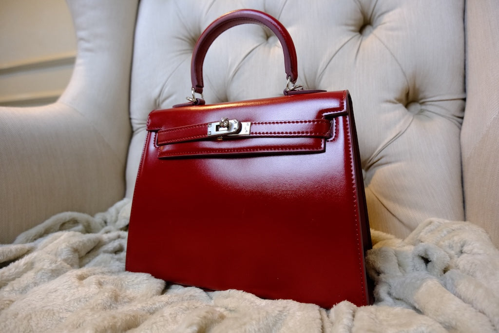 Hermès Kelly 25 - Rouge H Box GHW