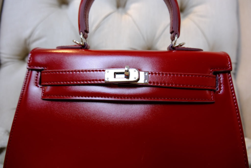 Hermès Kelly 25 - Rouge H Box GHW