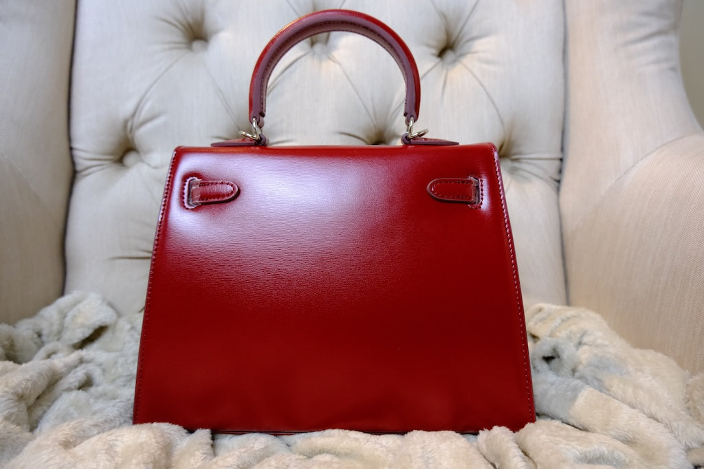 Hermès Kelly 25 - Rouge H Box GHW