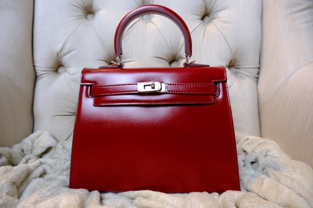 Hermès Kelly 25 - Rouge H Box GHW