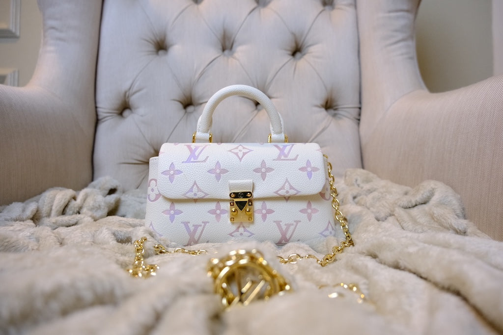 Nano Madeleine – Dream Beige Monogram Empreinte