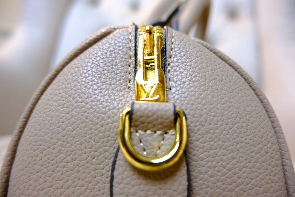 Speedy Bandoulière 25 – Tourterelle Monogram Empreinte
