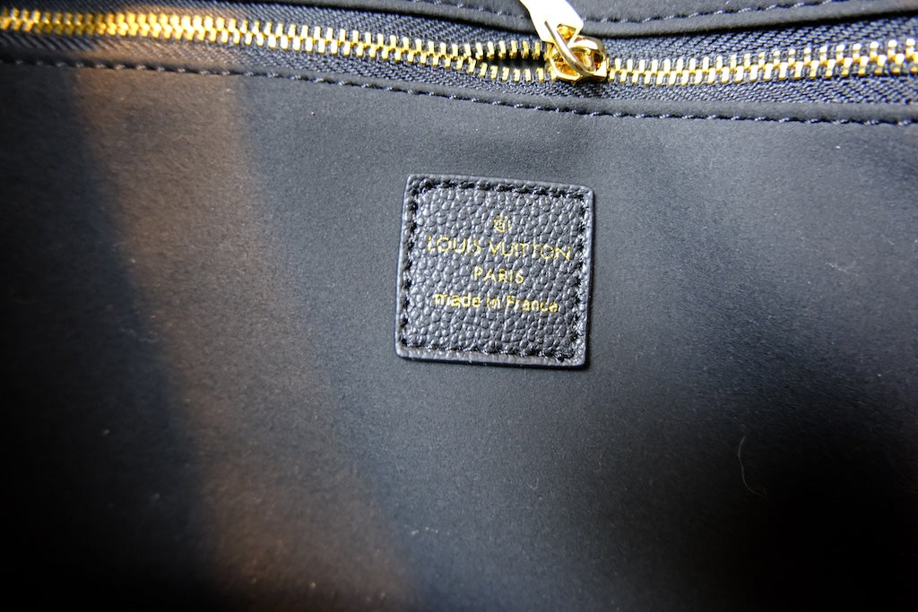 Neverfull MM - Black Beige Monogram Empreinte