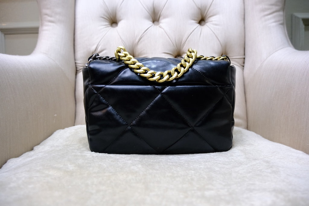 C19 Small - Black Lambskin