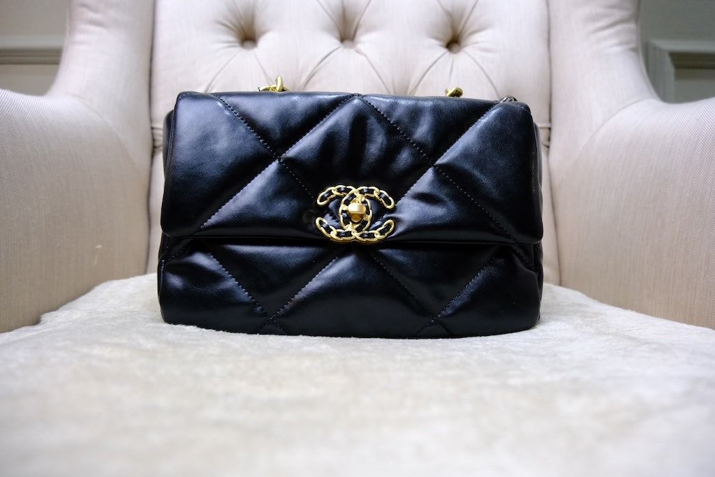 C19 Small - Black Lambskin