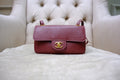 Maxi Flap Mini- Burgundy