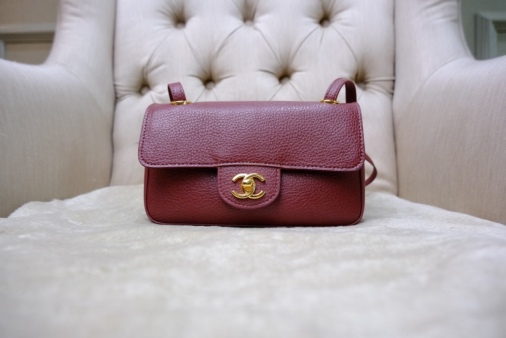 Maxi Flap Mini- Burgundy