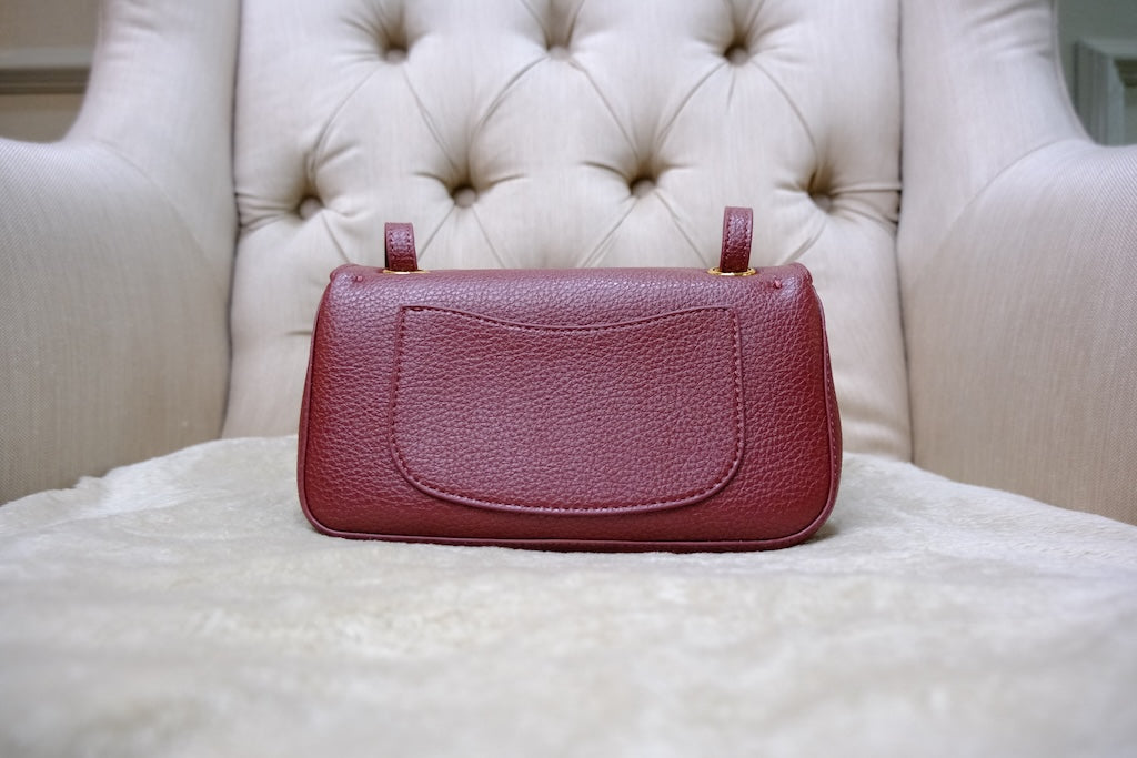 Maxi Flap Mini- Burgundy