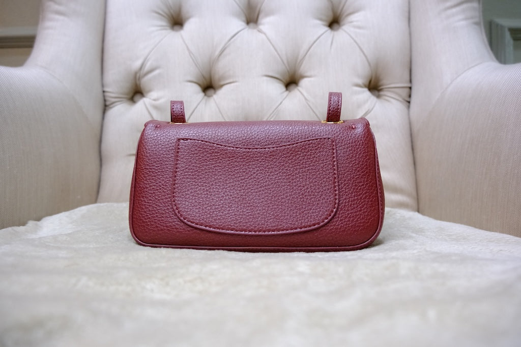 Maxi Flap Mini- Burgundy