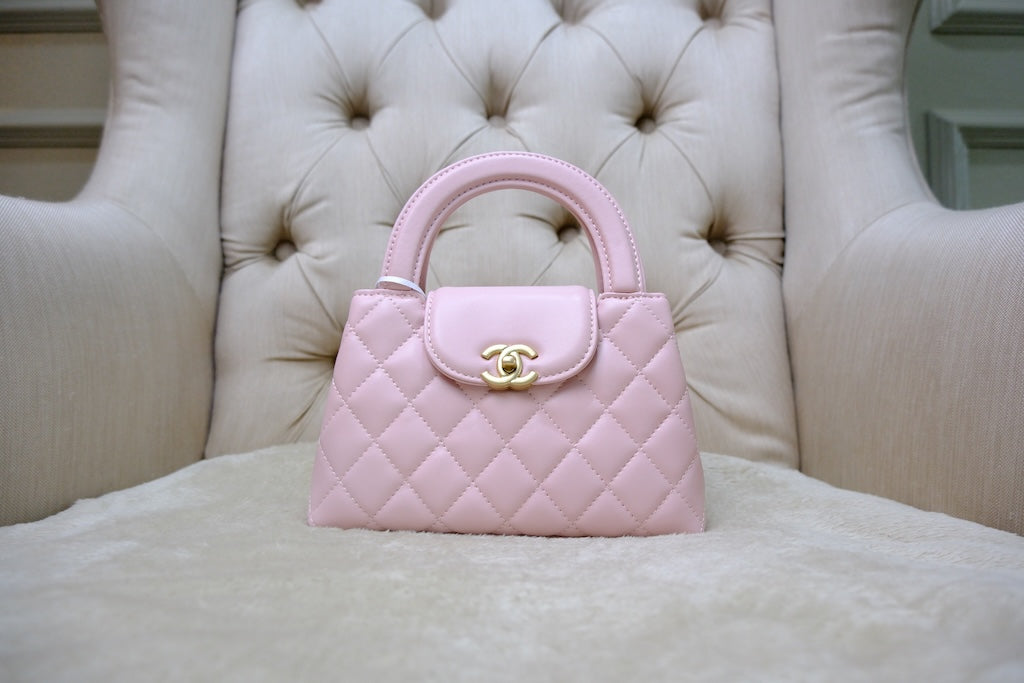 Mini Kelly Top Handle - Pink