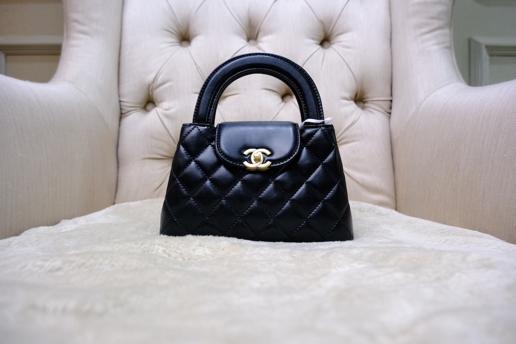 Mini Kelly Top Handle - Black