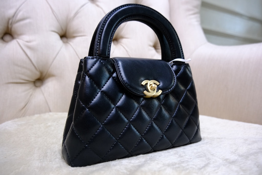 Mini Kelly Top Handle - Black