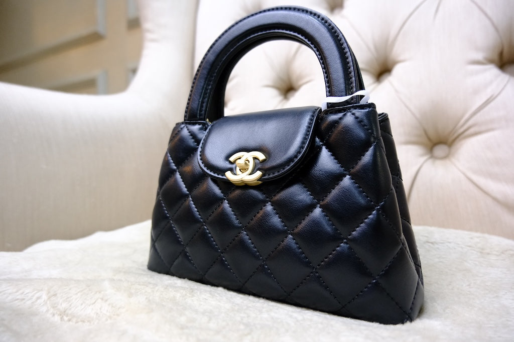Mini Kelly Top Handle - Black