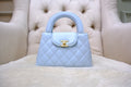 Mini Kelly Top Handle - Blue