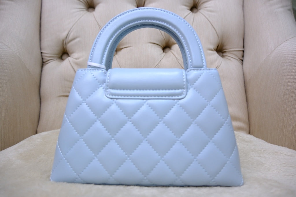 Mini Kelly Top Handle - Blue