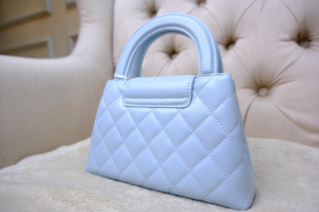 Mini Kelly Top Handle - Blue