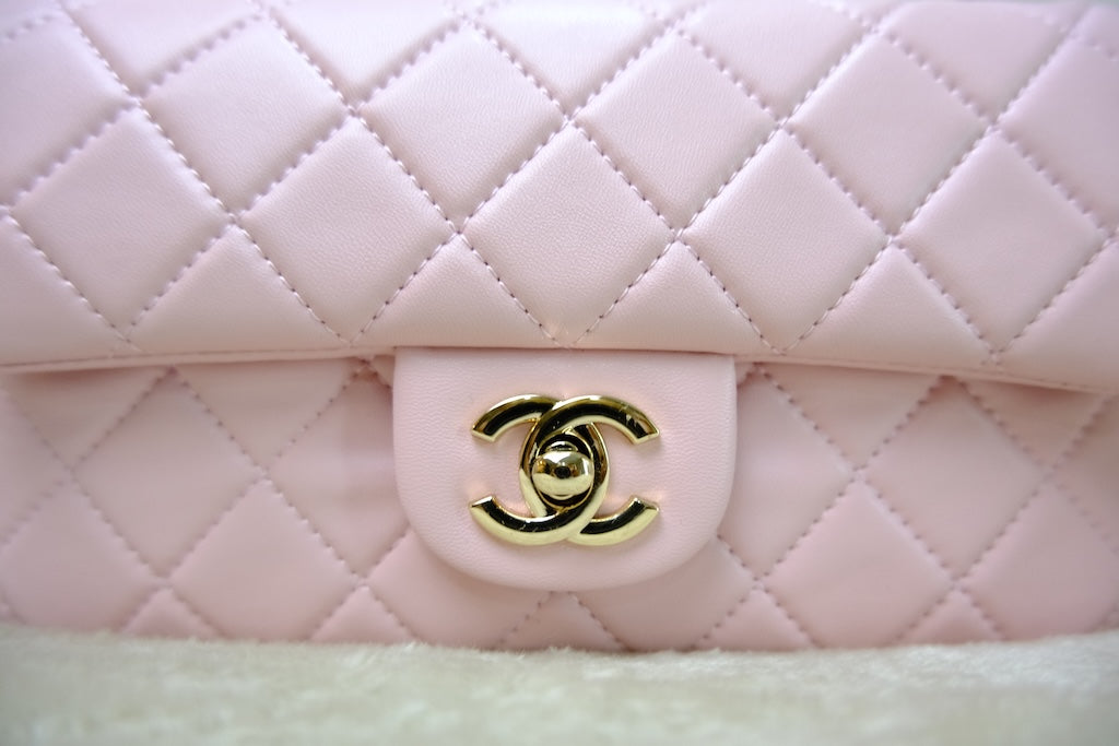 Mini Top Handle Rectangular Flap - Light Pink
