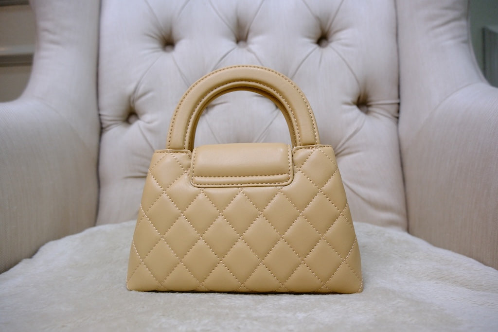 Mini Kelly Top Handle - Beige