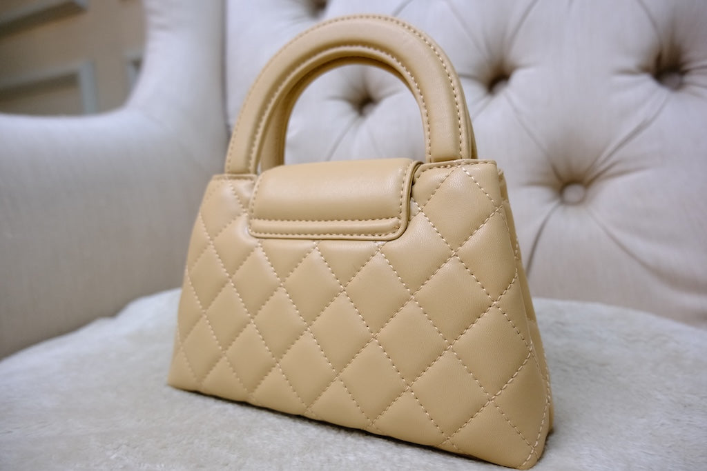 Mini Kelly Top Handle - Beige