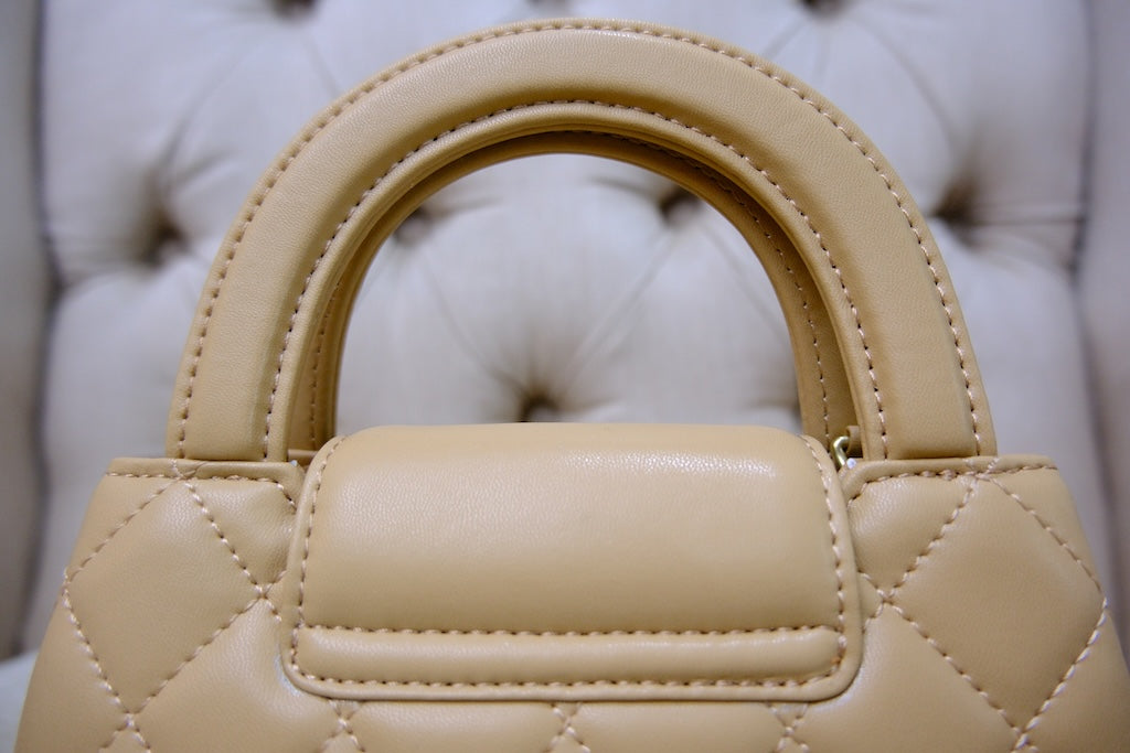 Mini Kelly Top Handle - Beige