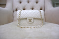Small Classic Double Flap - White