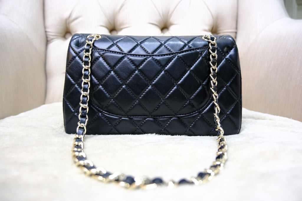 Small Classic Double Flap - Black