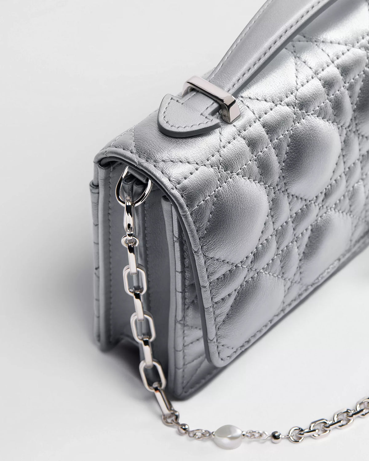 My Dior Mini Bag – Metallic Silver