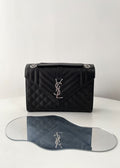 YSL Envelope Flap Bag Black