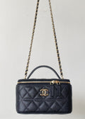 25c Long Vanity Case - Black