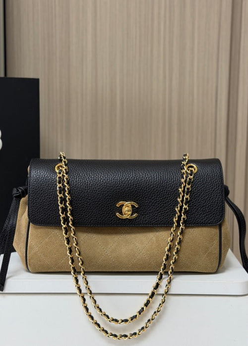 Chanel 26 Baguette Flap Suede