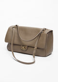 Maxi Flap Bag 38cm - Taupe GHW