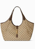 Gucci Mercato Tote Brown Canvas