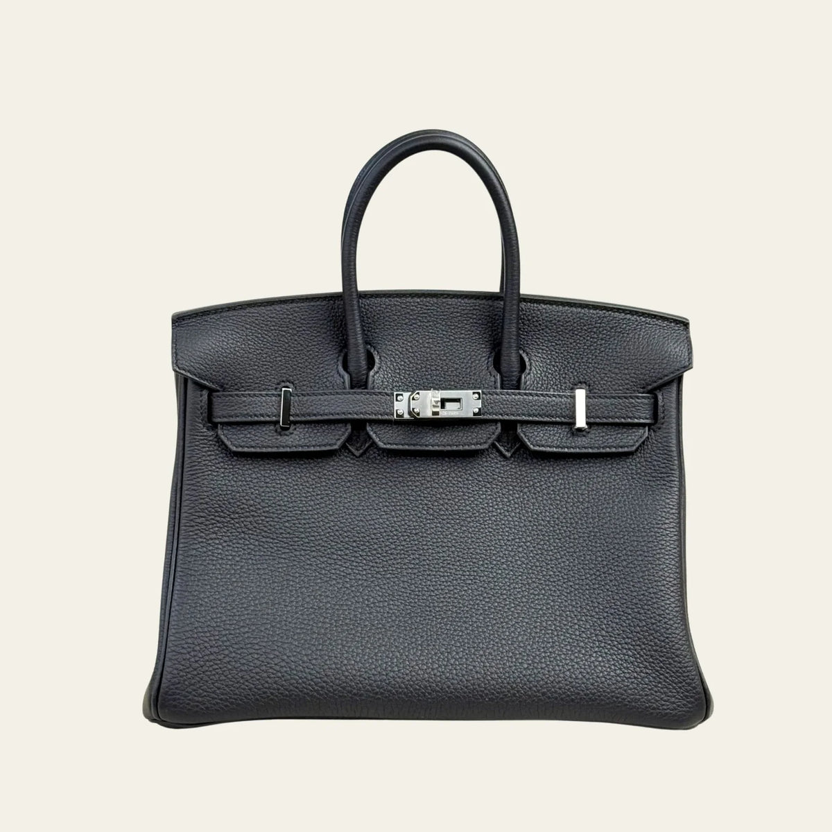 Birkin 25 - Noir Clemence PHW